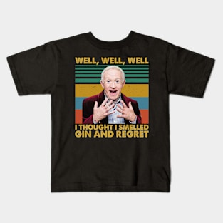 Well, Well, Well I Thought I Smelled Gin And Regret Retro Kids T-Shirt